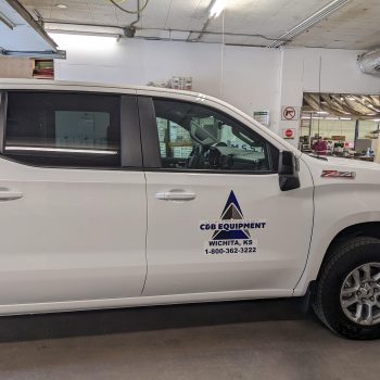 Cut Vinyl Logo for Company Vehicle