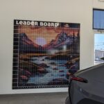 Full Color Vinyl Decal on Magnetic Board